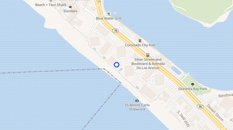 Map for Las Palmas Tower - Coronado, CA
