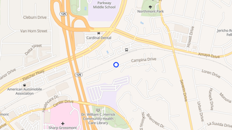 Map for Park Grossmont Apartments - La Mesa, CA