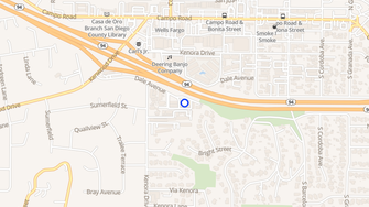 Map for Villa De La Paz Apartments - Spring Valley, CA