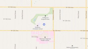 Map for Kenyon Square Apartments - Emporia, KS