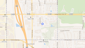 Map for Lauderdale Hollows  - Saint Paul, MN