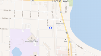 Map for Alpine South Apartments - Forest Lake, MN