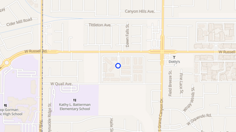 Map for Southwest Ranch Condominiums - Las Vegas, NV