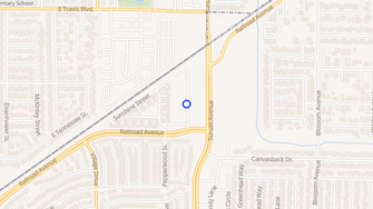 Map for Cottonwood Creek Apartments - Suisun City, CA