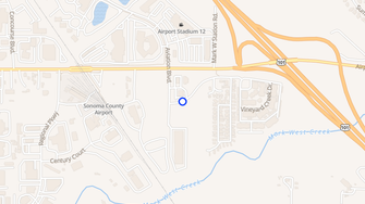 Map for Vineyard Creek Apartments - Santa Rosa, CA