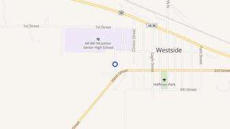 Map for Westside Senior Citizen Housing - Westside, IA