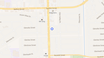 Map for Woodlen Glen Apartments - Houston, TX