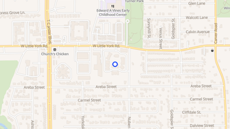 Map for Little York Villas - Houston, TX