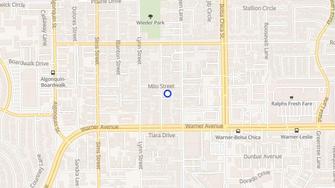 Map for Hoskins Apts - Huntington Beach, CA