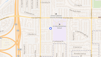 Map for West Orange Rentals - Orange, CA