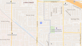Map for Las Fuentes Apartments  - Santa Ana, CA