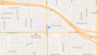 Map for Newland Garden Apartments - Garden Grove, CA