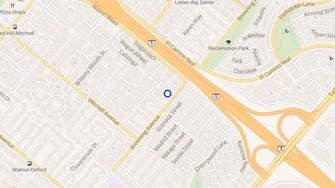 Map for Pinetree Park Apartments - Tustin, CA