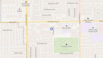 Map for Empire Apartments - Anaheim, CA