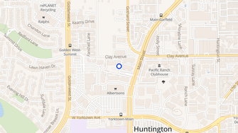 Map for Fountain Glen at Seacliff Senior Apartments - Huntington Beach, CA