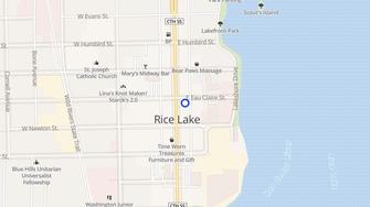 Map for King Edward Inn Apartments - Rice Lake, WI