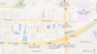 Map for Raintree Apartments - Largo, FL