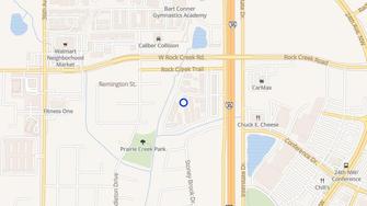 Map for Cimarron Trails Apartments - Norman, OK
