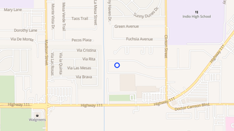 Map for Sunrise Pointe Apartments - Indio, CA