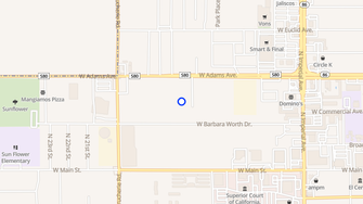 Map for Countryside Apartments - El Centro, CA
