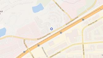 Map for Las Colinas at Brook Hollow - Norcross, GA