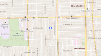 Map for Winona Crossing - Chicago, IL