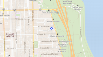 Map for Carmen Marine Apartments - Chicago, IL