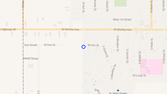 Map for North View Apartments - Russell, KS