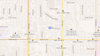 Map for Millcreek Meadow Apartments - Salt Lake City, UT