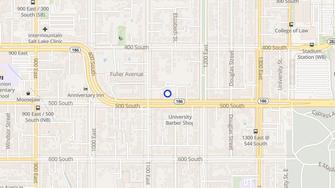 Map for Sundance Apartments - Salt Lake City, UT