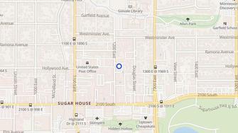 Map for Irving Heights Apartments - Salt Lake City, UT