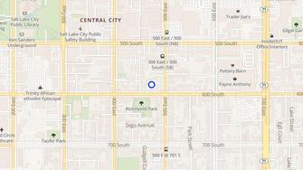 Map for Caledonian Apartments - Salt Lake City, UT