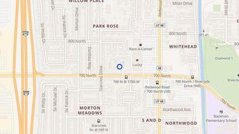 Map for Windsor Park Apartments - Salt Lake City, UT