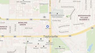 Map for Bella Park Apartments - Taylorsville, UT