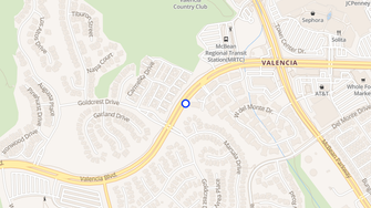 Map for Portofino Apartments - Valencia, CA
