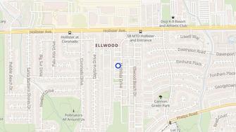 Map for Ellwood Beach Apartments - Goleta, CA