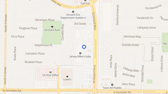 Map for Casitas Apartments - Oxnard, CA