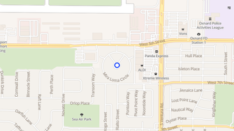 Map for Mira Loma Apartments - Oxnard, CA
