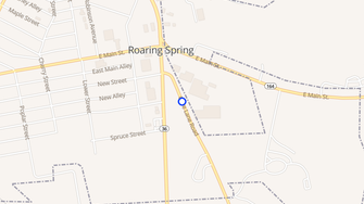 Map for Roaring Spring Commons - Roaring Spring, PA