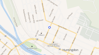 Map for Huntingdon County Housing - Huntingdon, PA
