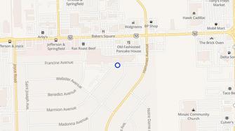 Map for Marycrest Village Apartments - Joliet, IL