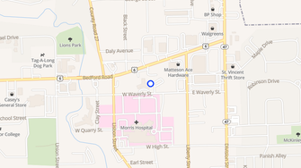 Map for Elliott Manor - Morris, IL