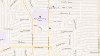 Map for Melrose Duplexes - Arlington, TX