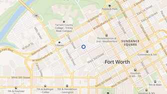 Map for Hunter Plaza Apartments - Fort Worth, TX