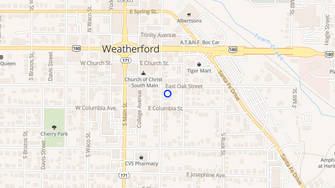 Map for Town House - Weatherford, TX