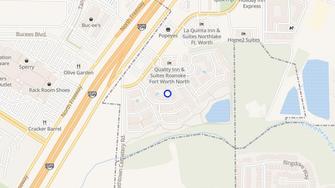 Map for Dry Creek Ranch - Roanoke, TX