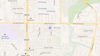 Map for Spanish Park Apartments  - Arlington, TX