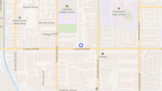Map for Lassen Apartments - Chatsworth, CA