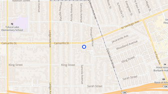 Map for Camarillo Apartments - North Hollywood, CA