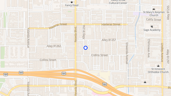 Map for Collins Street Apartments - Tarzana, CA
